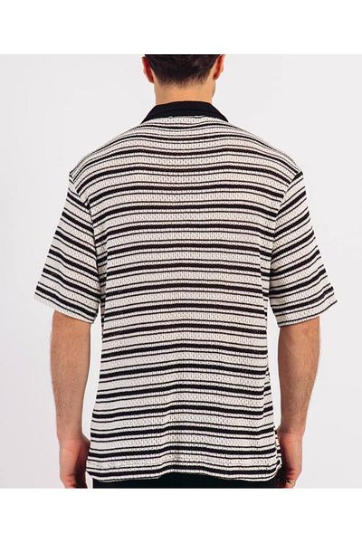 Catch Unisex Oversize Knitted Shirt Black 1624