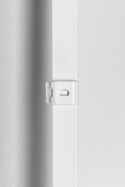ARIKAN HOME Single Aluminum Oven Painted Decorative White Curtain Rail (225CM)