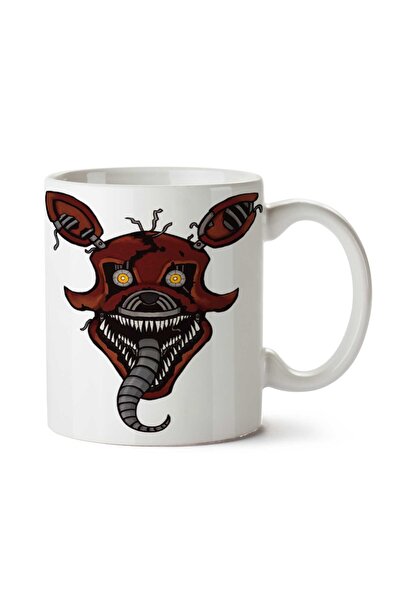 ART HEDİYE كوب مطبوع على الجانبين من Nightmare-Foxy-PNG-Image