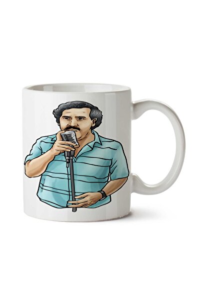 ART HEDİYE كوب بابلو إسكوبار ناركوس مطبوع على الجانبين