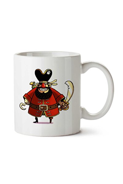 ART HEDİYE كوب مطبوع على الجانبين من Pirate-PNG-Image Pirate Fat