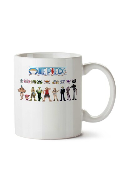 ART HEDİYE One Piece Characters Two Sided Printed Mug