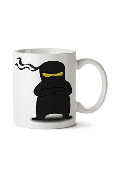 ART HEDİYE كوب Ninja-PNG-Clipart مطبوع على الجانبين