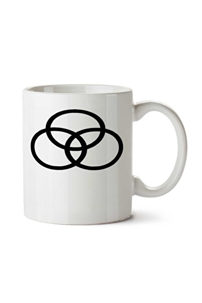 ART HEDİYE كوب Led Zeppelin Rings مطبوع على الجانبين