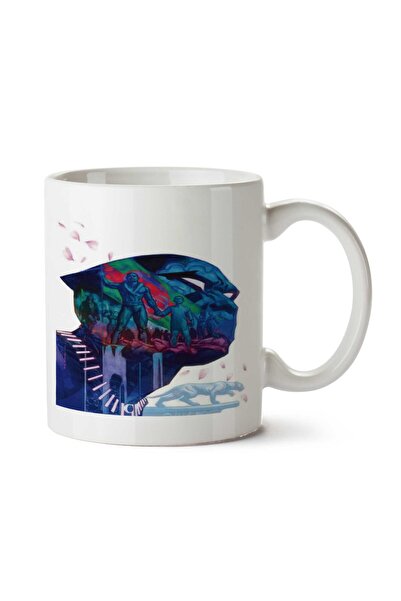 ART HEDİYE كوب بانتيرا نيجرا مطبوع على الجانبين