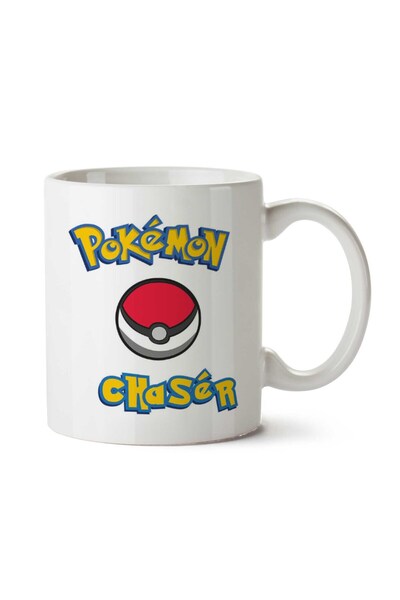 ART HEDİYE Pokemon Chaser Pokeball Two Side Printed Mug