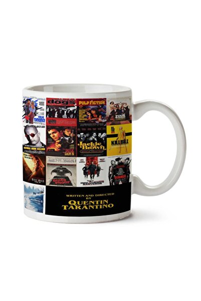 ART HEDİYE كوب مطبوع على الجانبين من أفلام Quentin Tarantino