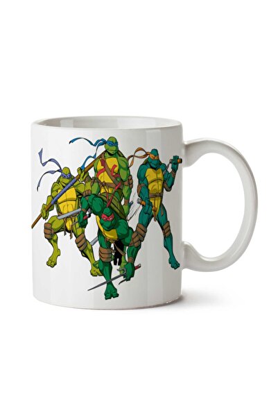 ART HEDİYE كوب سلاحف النينجا مطبوع على الجانبين