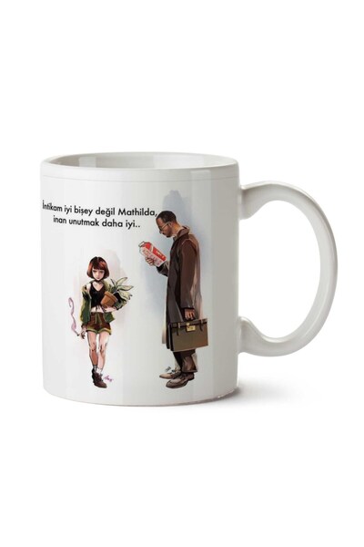 ART HEDİYE كوب ماتيلدا انتقام مطبوع على الجانبين