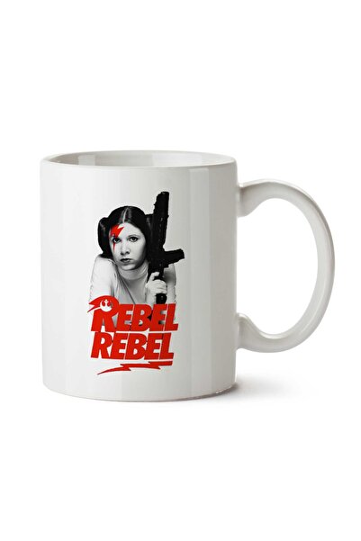 ART HEDİYE Princess Leia Rebel Rebel Star Wars Two Sided Printed Mug