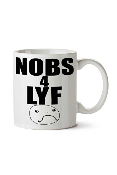 ART HEDİYE كوب Nobs 4 Lyf 2 مطبوع على الجانبين