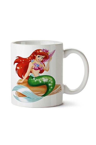 ART HEDİYE Mermaid-PNG-Image Two Sided Printed Mug
