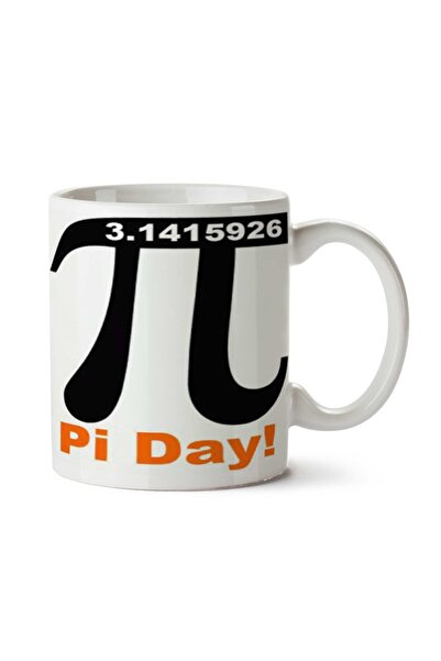 ART HEDİYE كوب مطبوع على الجانبين من Pi Day