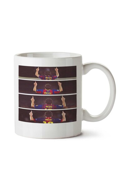 ART HEDİYE Messi Piece Two Side Printed Mug