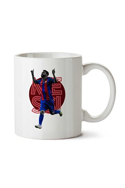 ART HEDİYE ميسي هنا كوب مطبوع على الجانبين