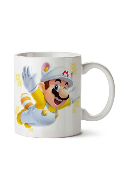 ART HEDİYE كوب ماريو سوبر ماريو فلاينج مطبوع على الجانبين