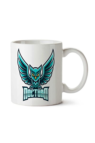 ART HEDİYE كوب بطبعة بومة ليلية على الوجهين