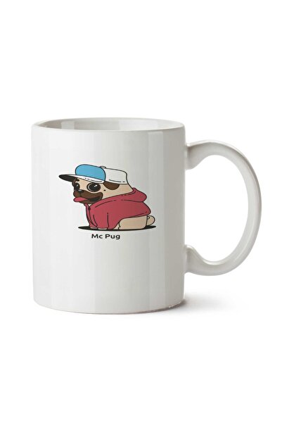 ART HEDİYE كوب بطبعة وجهين من Mc Pug