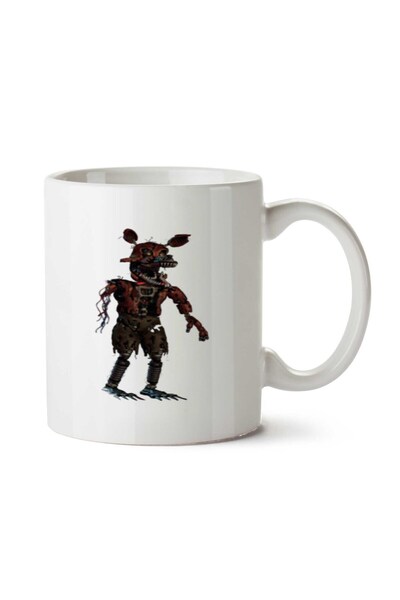 ART HEDİYE Nightmare-Foxy-PNG-HD Two Side Printed Mug