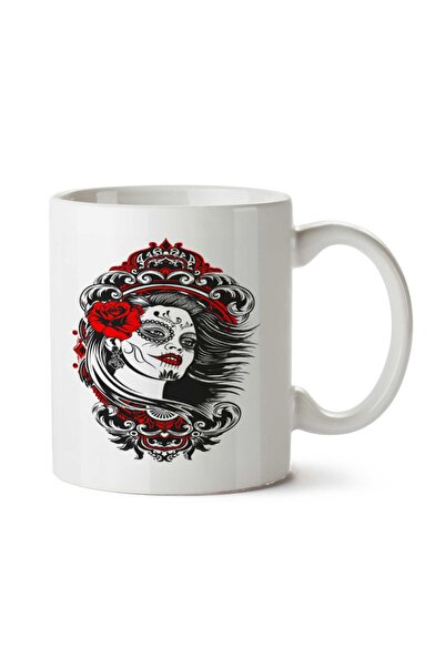 ART HEDİYE كوب لا كاترينا مطبوع على الجانبين