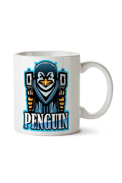 ART HEDİYE كوب Penguin (2) مطبوع على الجانبين