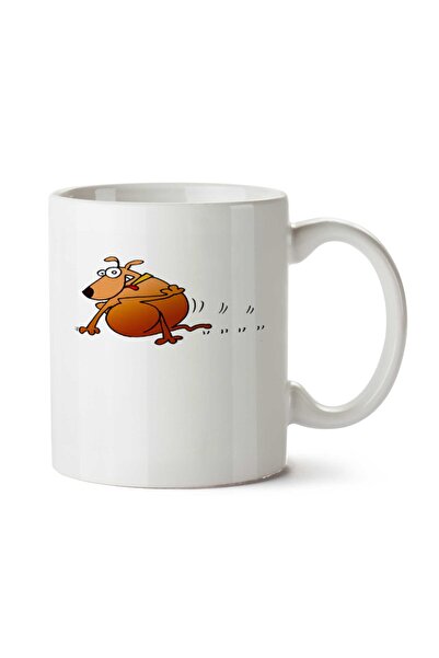 ART HEDİYE كوب مطبوع عليه كلب أوزوران على الجانبين