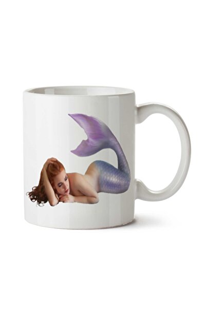 ART HEDİYE Mermaid-PNG Two Sided Printed Mug