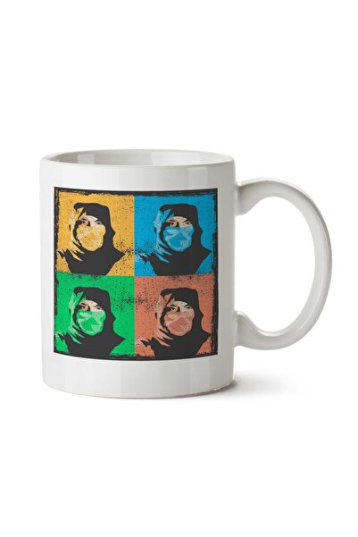 ART HEDİYE كوب مورتال كومبات، نينجا مطبوع على الجانبين