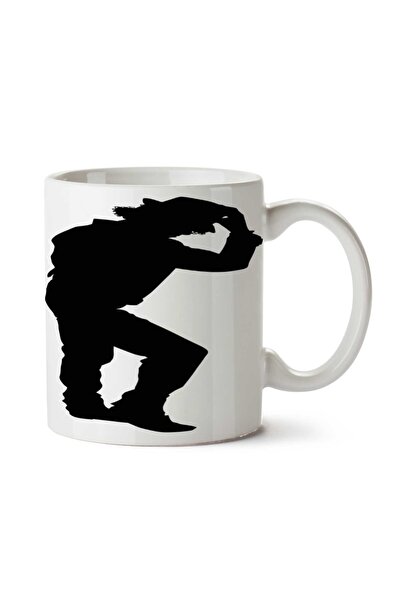 ART HEDİYE كوب مايكل جاكسون للرقص مطبوع على الجانبين