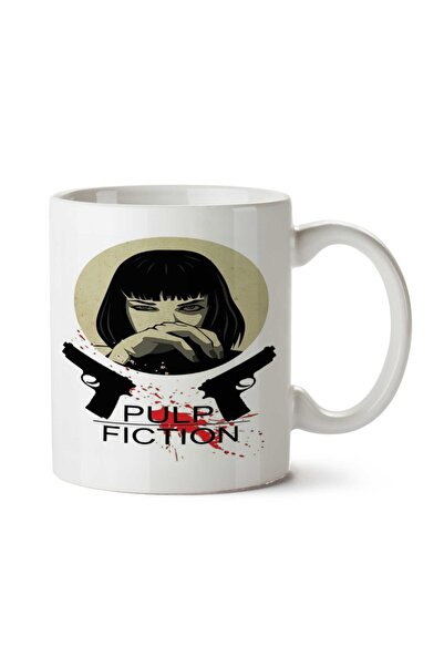 ART HEDİYE كوب مطبوع على الجانبين من PULP FICTION HAZELET