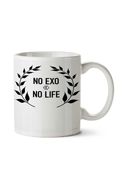 ART HEDİYE كوب بدون EXO NO LIFE مطبوع على الجانبين
