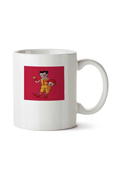 ART HEDİYE كوب مطبوع عليه وجهين من Mc Donald's Joker