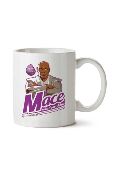 ART HEDİYE Mace Windu Window Shine Two Sided Printed Mug