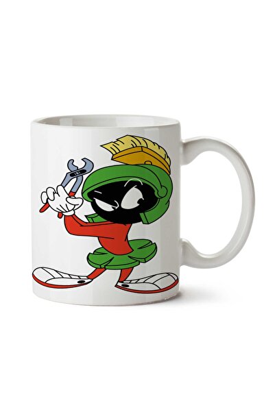 ART HEDİYE كوب لوني تونز مارفن ذا مارتيان مطبوع على الجانبين