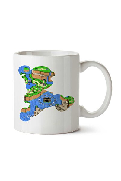 ART HEDİYE كوب ماريو وورلد مطبوع على الجانبين