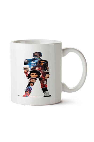 ART HEDİYE كوب مايكل جاكسون مطبوع على الجانبين