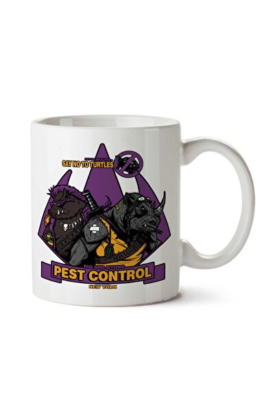 ART HEDİYE Pest Control Bebop and Rocksteady Teenage Mutant Ninja Turtles Two...