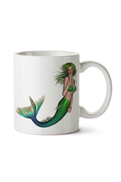 ART HEDİYE Mermaid-PNG-Pic Two Sided Printed Mug