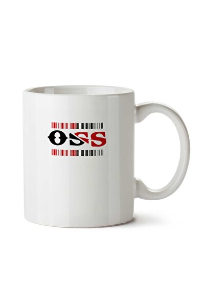 ART HEDİYE Oss - كوب جيو جيتسو 1 مطبوع على الجانبين