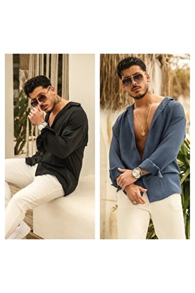 efraim giyim Унісекс-сорочка Oversize Aerobin з фактурною тканиною