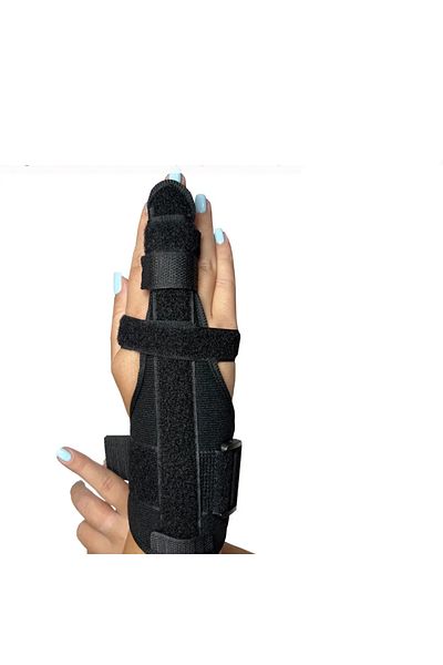 BELLFLEKSS Aluminum metal plate splint for the mark of wrist joint fixed, center and ring fingers