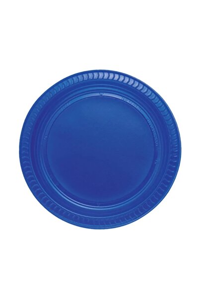 Ambalaj Evi Lacivert Plastik Servis Tabağı 25’li | Doğum Günü ve Özel Gün Par...