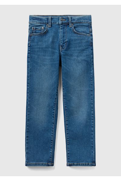 United Colors of Benetton Girl's - 5-pocket Super Stretch Denim Trousers