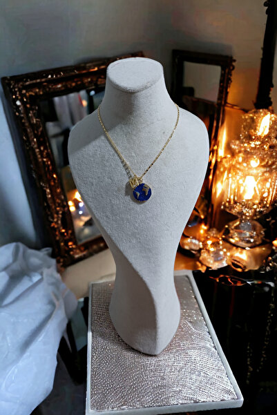 Y&B Kadın Orijinal Altın Kaplama Hediyelik Kişiye Özel Harfli Kolye