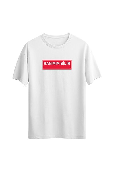 Eastek تيشيرت أبيض مطبوع من My Lady Knows