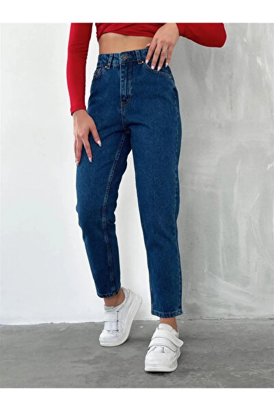 Ramrod Blugi de damă Polen, albastru bleumarin, Lycra Boyfriend Denim