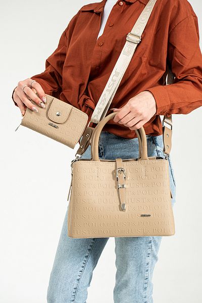 YOGII Lima Model Πορτοφόλι Συνδυασμός Τσάντα ώμου και Χεριού Πολυτελές αδιάβροχο τεχνητό δέρμα VIP