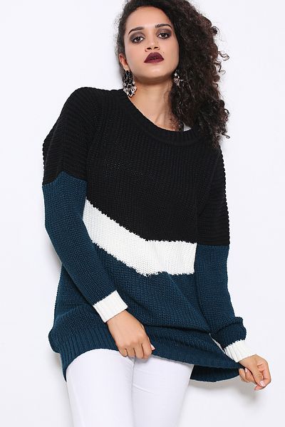 AVORWE Pulover din tricot din tricot Thessaloniki cu gâtul turn
