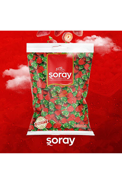 ŞORAY ŞEKERLEME Şoray Point Çilek Şeker 950 Gr