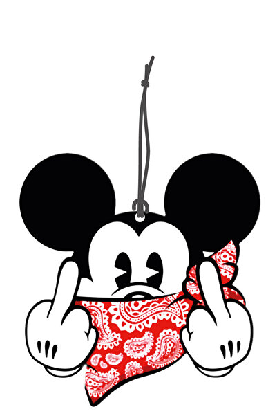 Genel Markalar  Mickey Mouse Görselli Oto Kokusu Dikiz Ayna Süsü Torpido  Ve ...